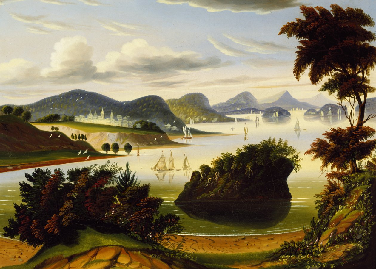 Eastport og Passamaquoddy Bay (utsikt over Hudson Valley) av Thomas Chambers