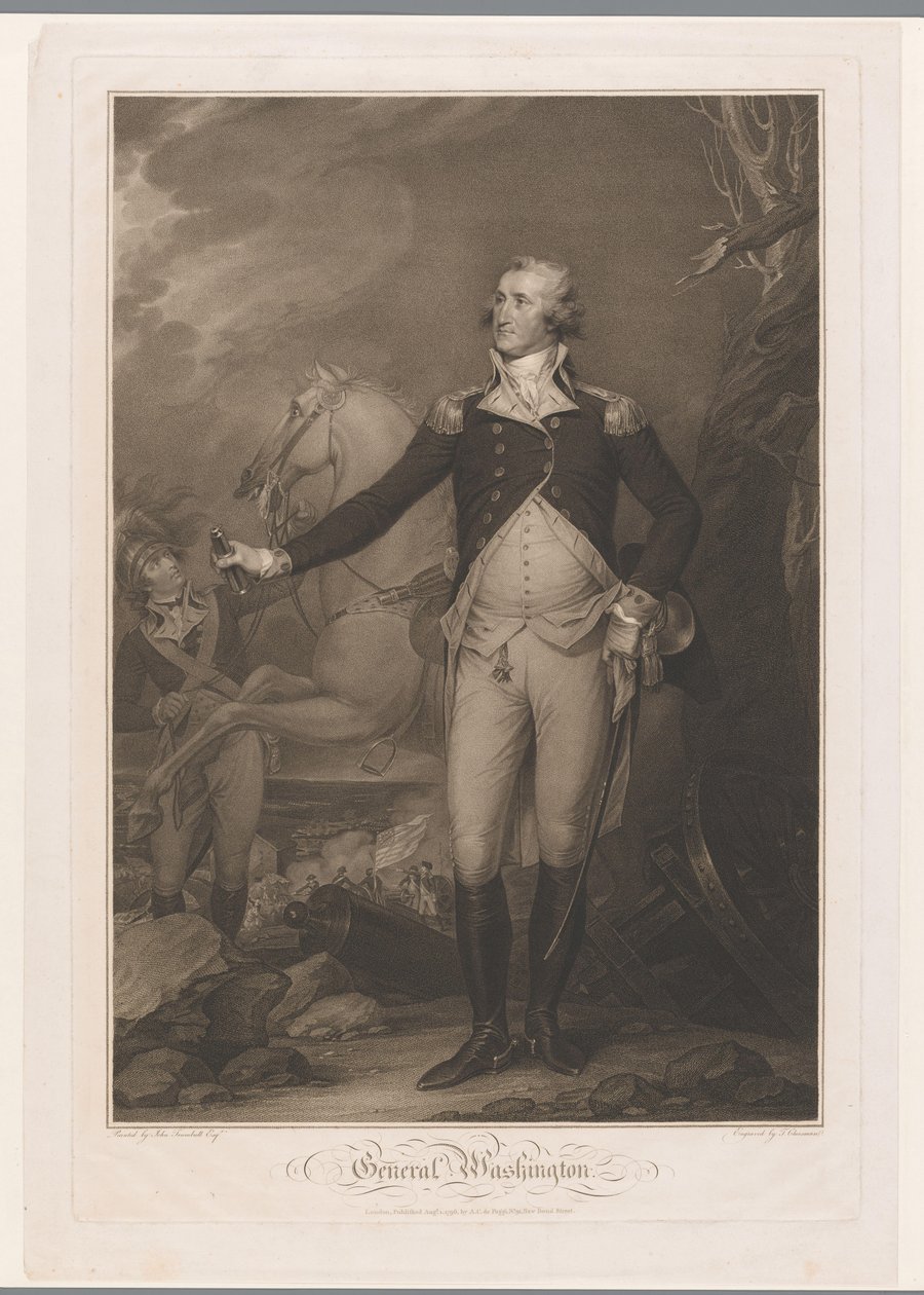 Portrett av George Washington General Washington (tittel på objekt) av Thomas Cheesman