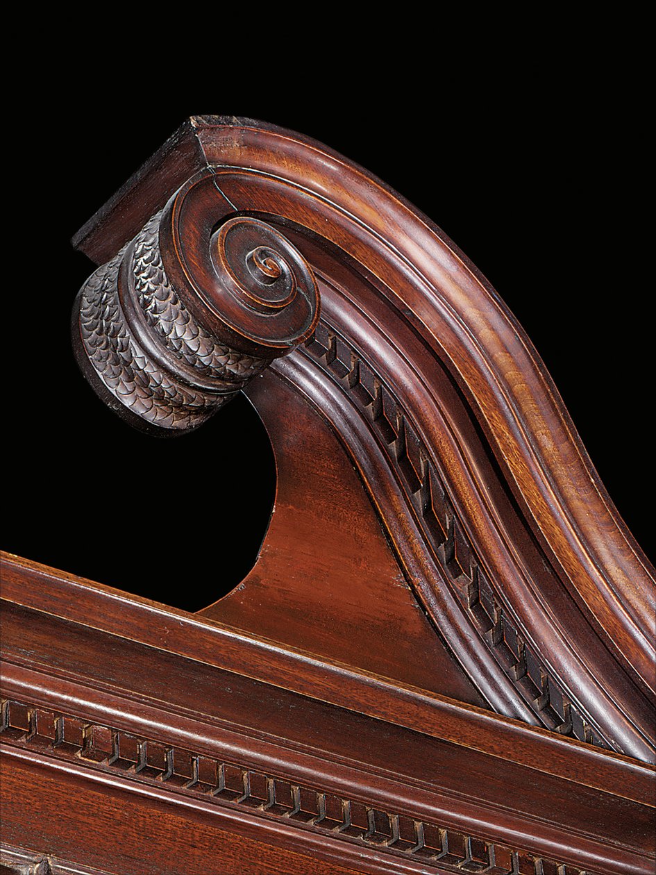 En bokhylle fra George III av Thomas Chippendale