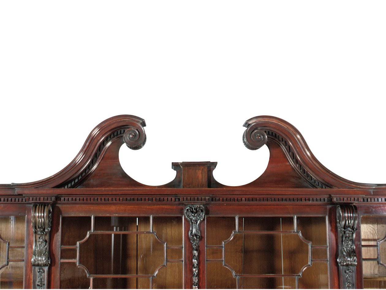 En bokhylle fra George III av Thomas Chippendale