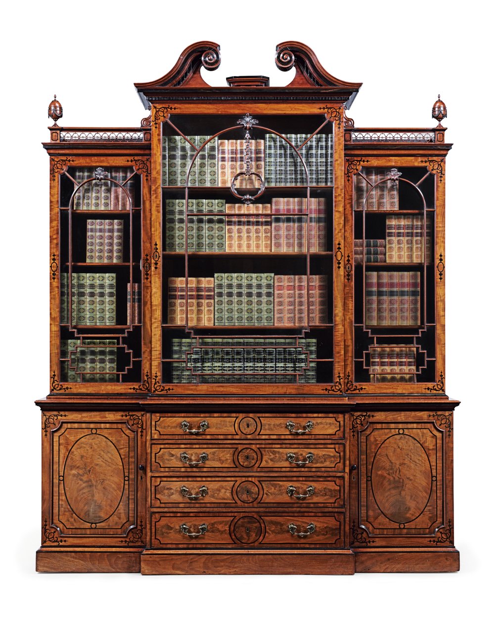 George III secretaire biblioteksbokhylle, ca. 1765 av Thomas Chippendale
