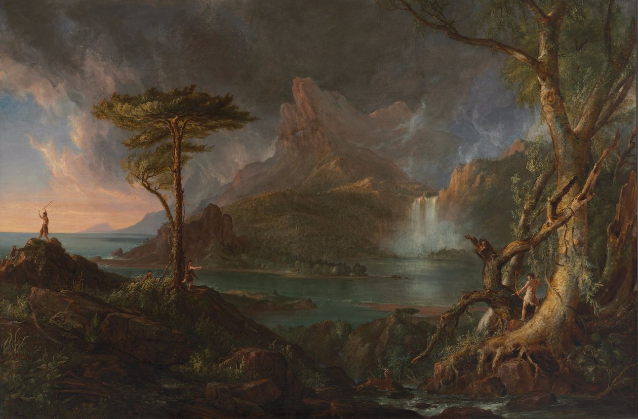 En vill scene av Thomas Cole