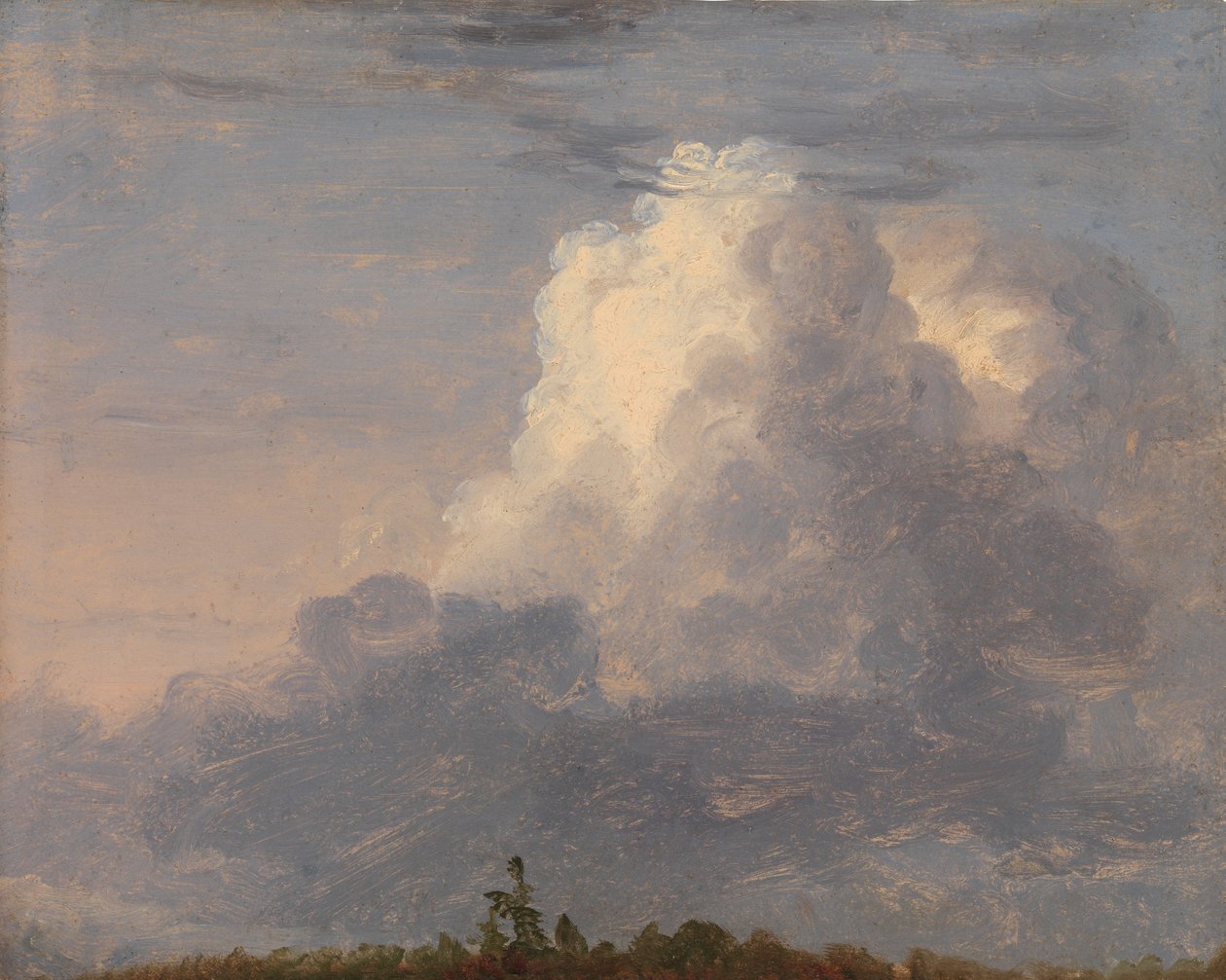 Skyer, ca. 1838. av Thomas Cole