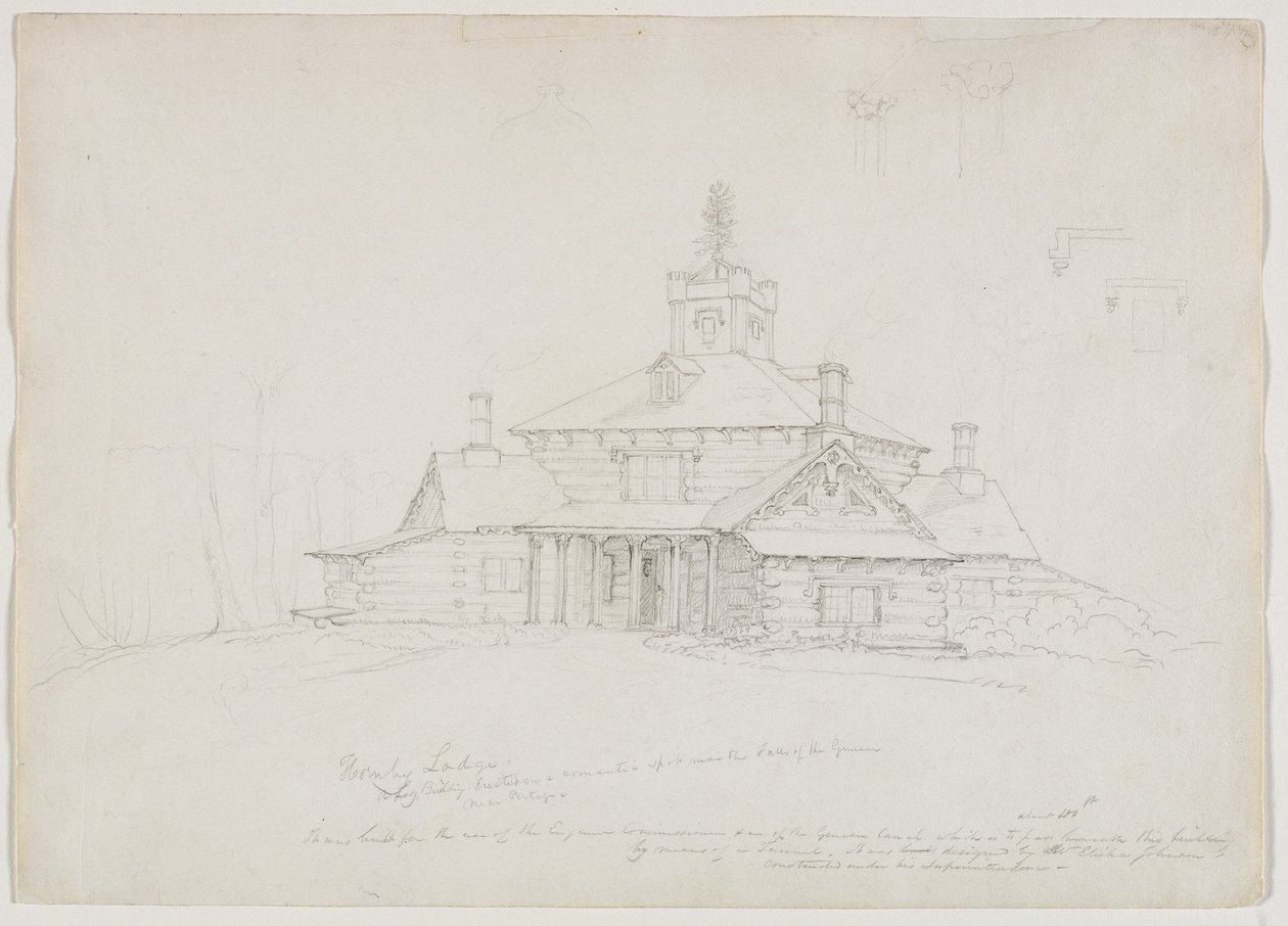 Hornby Lodge, 1839 av Thomas Cole