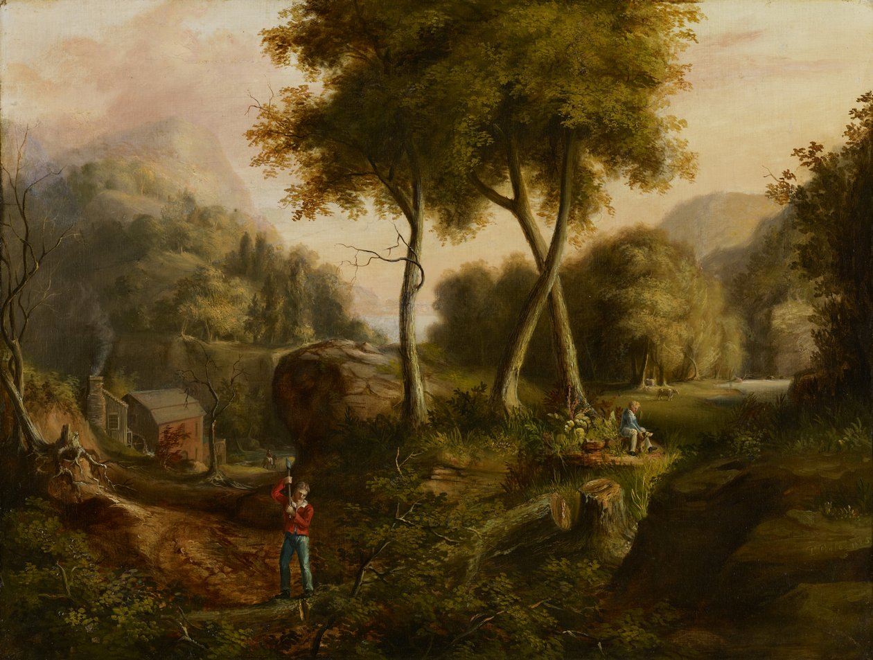 Landskap av Thomas Cole