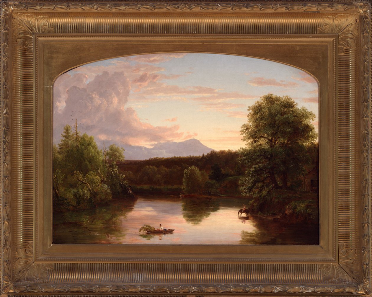North Mountain og Catskill Creek av Thomas Cole
