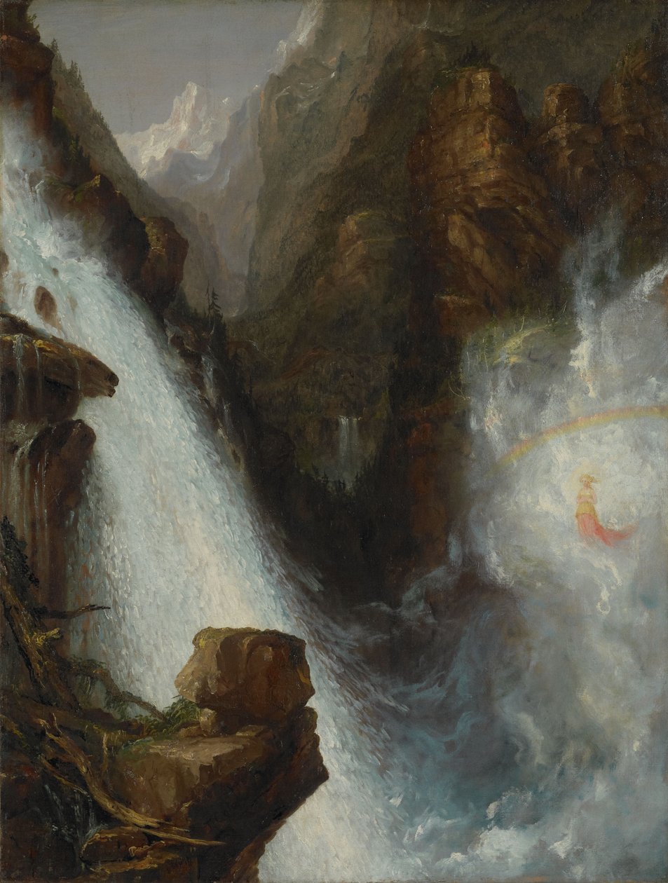 Scene fra Byrons «Manfred» av Thomas Cole