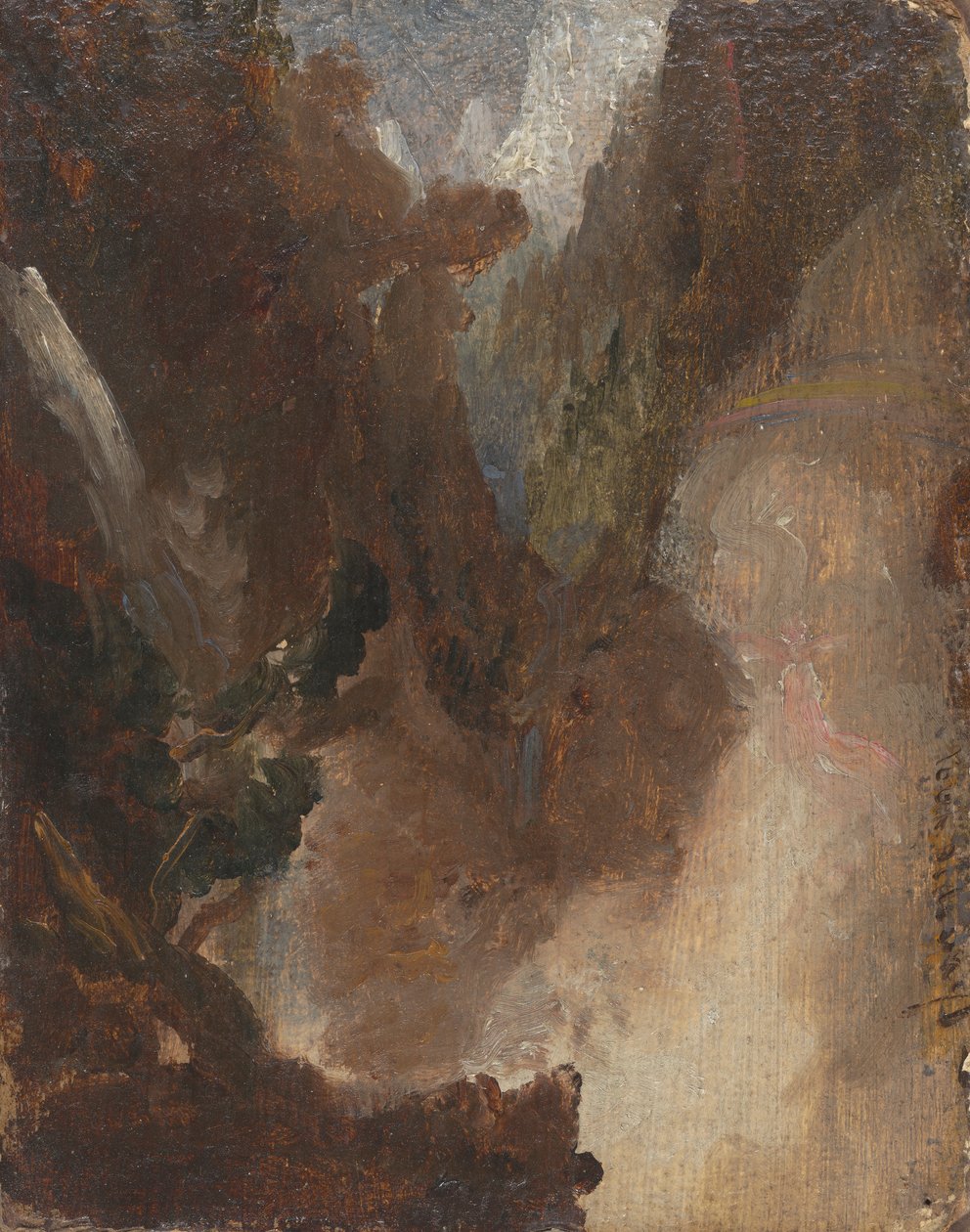 Studer for en scene fra Lord Byron av Thomas Cole