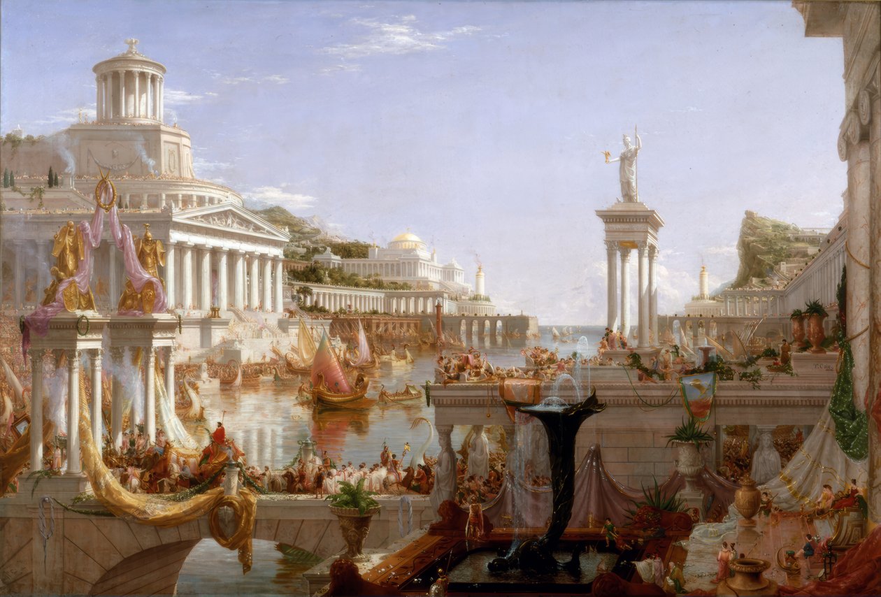 The Consummation of Empire / T. Cole / Maleri, 1836 av Thomas Cole