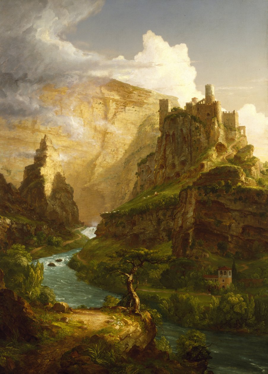 Fontenen av Vaucluse av Thomas Cole