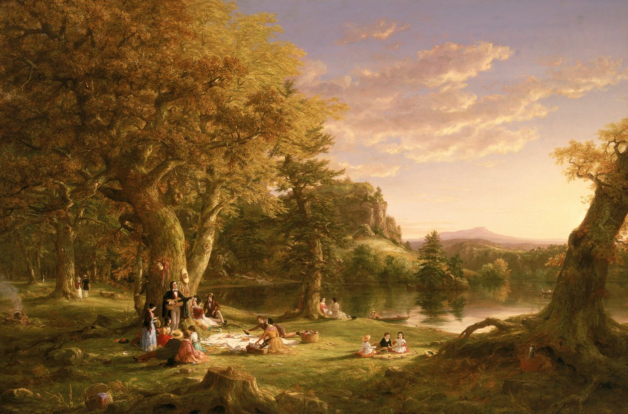 Pikniken av Thomas Cole