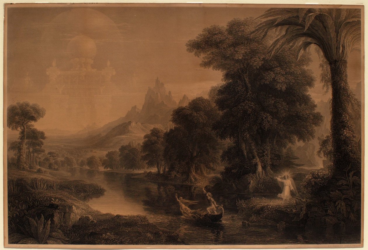 Livets reise, II, ungdommen av Thomas Cole