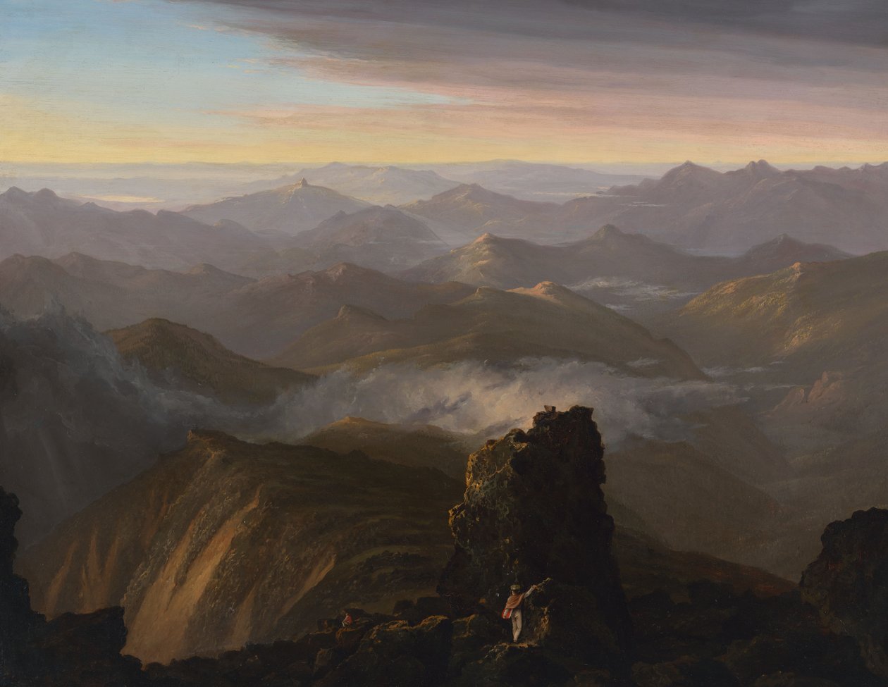 Utsikt fra nær toppen av Mount Washington, N.H. av Thomas Cole