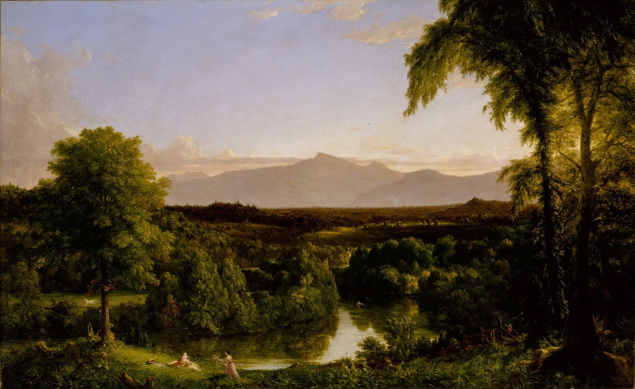 Utsikt over Catskill-tidlig høst, 1836-37 av Thomas Cole