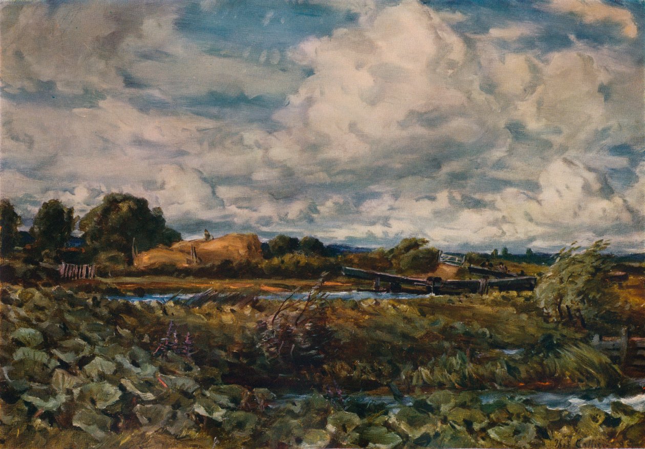 Lås på Kennet, 1889 av Thomas Collier