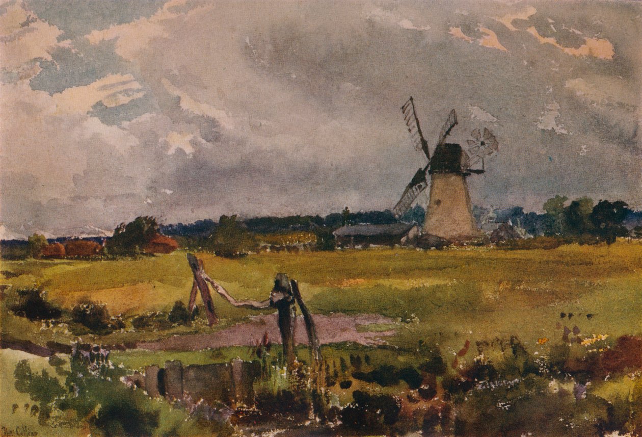 Vindmøllen, ca 1890 av Thomas Collier