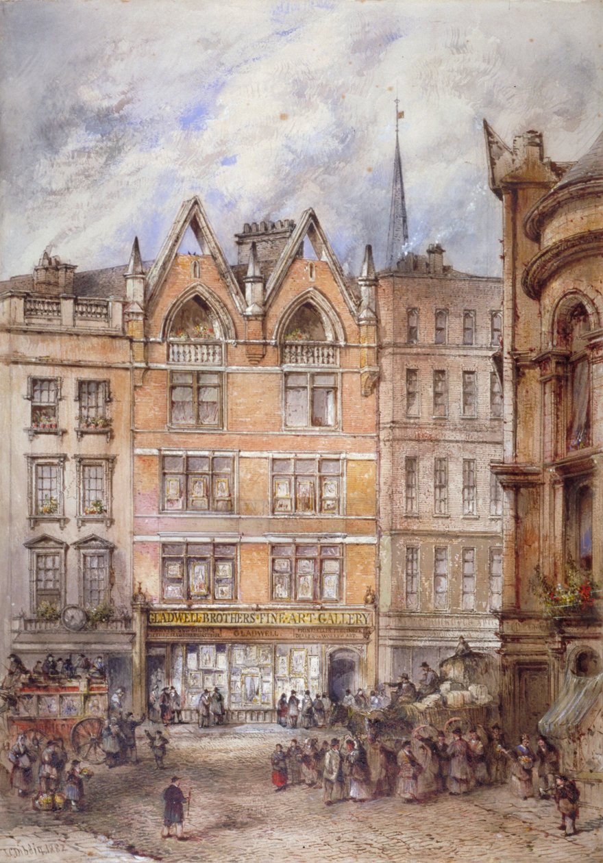Gracechurch Street, City of London, 1882. av Thomas Colman Dibdin