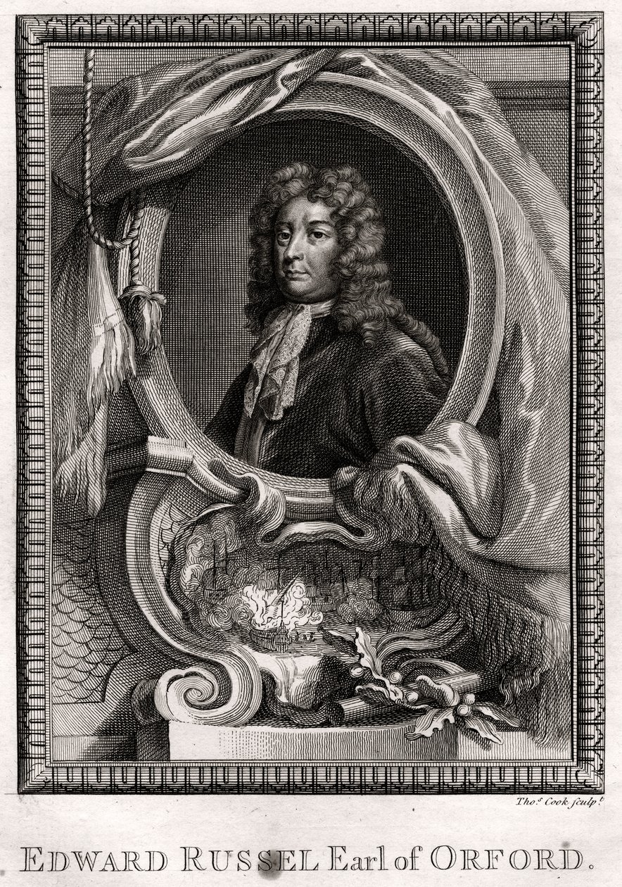 Edward Russel, jarl av Orford, 1775 av Thomas Cook