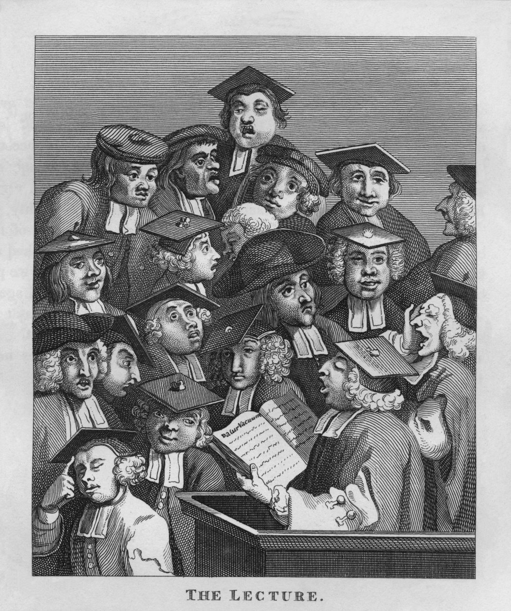 Forelesningen, 1808, 1827. av Thomas Cook