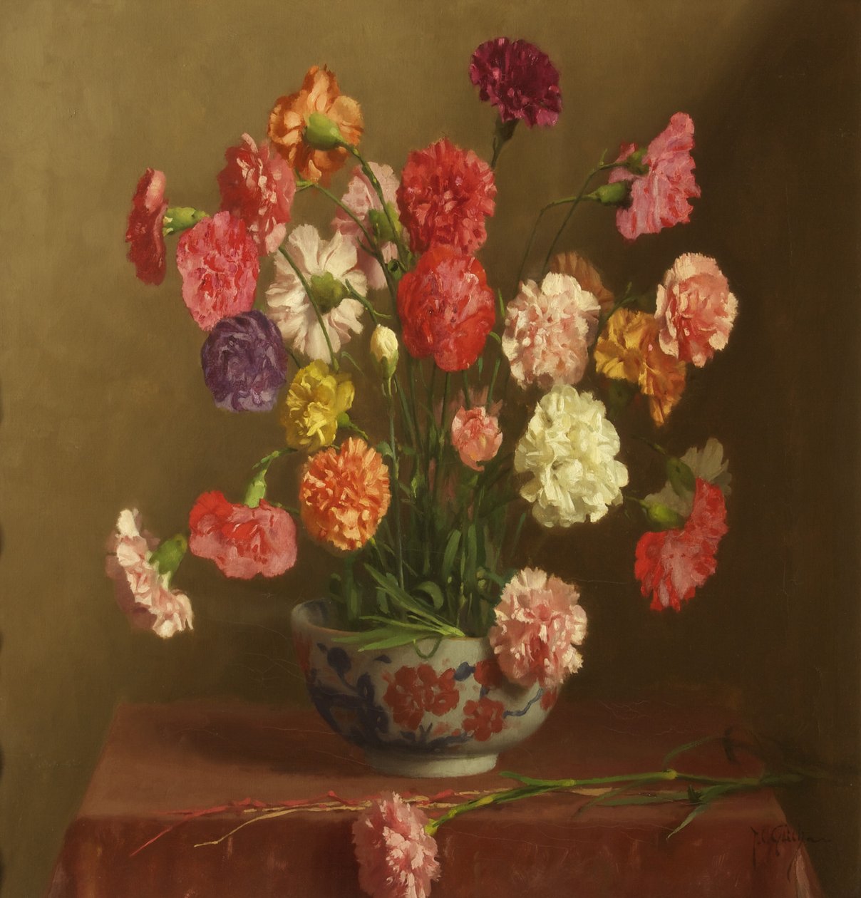 Nelliker, ca. 1929 (olje på lerret) av Thomas Cooper Gotch