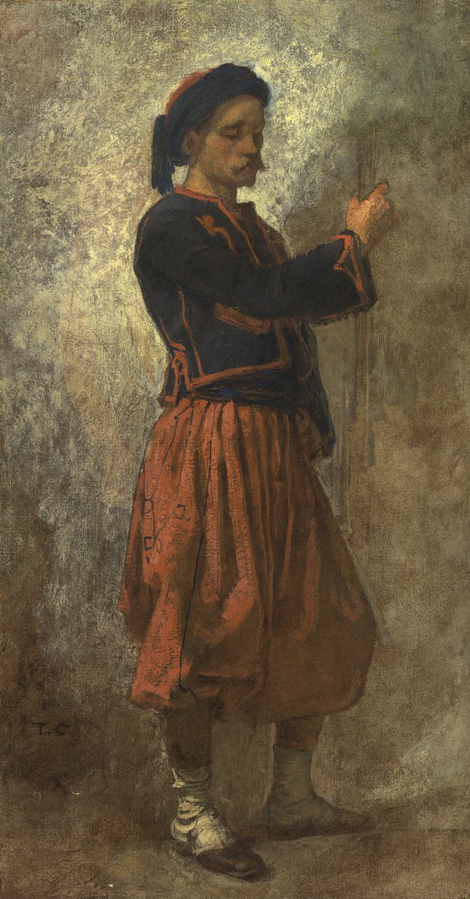 A Zouave, 1856-62 av Thomas Couture