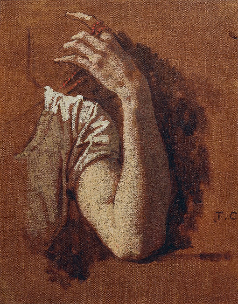 Armstudie av Thomas Couture
