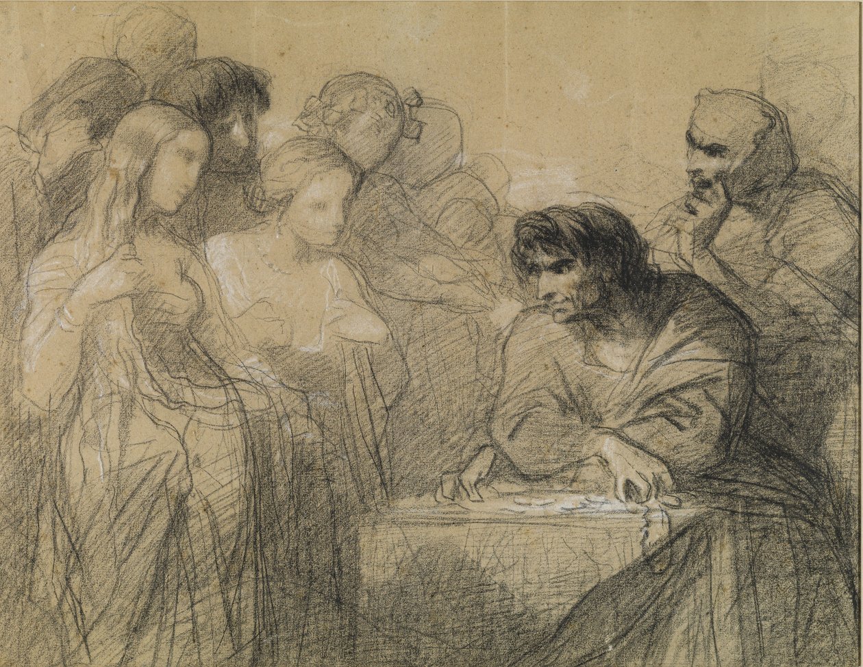 Kjærligheten til gull (Tørsten etter gull) (studie) av Thomas Couture