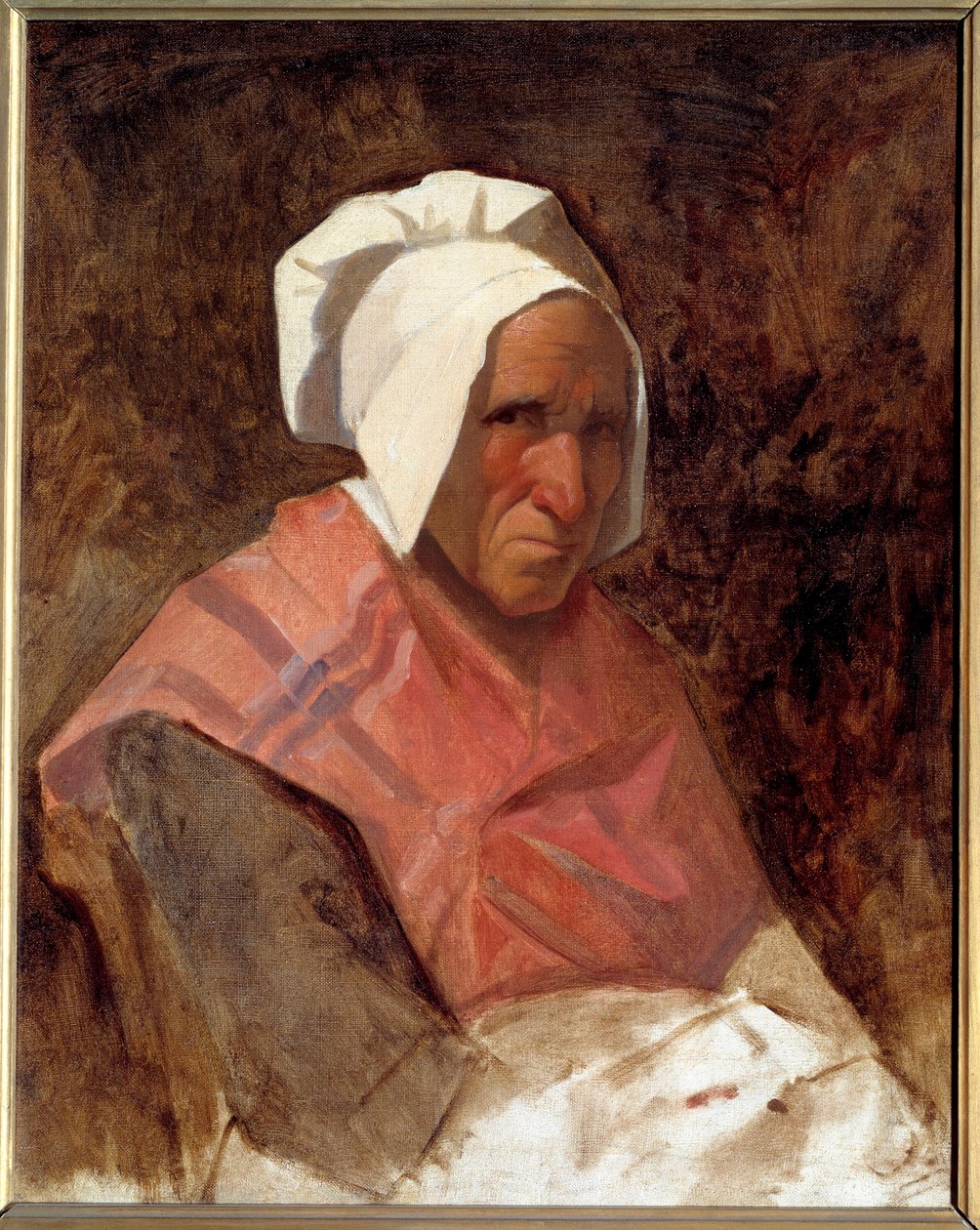Portrett av Marie Simonet Maleri av Thomas Couture (1815-1879) 1836 Søn. 0,65x0,53 m av Thomas Couture