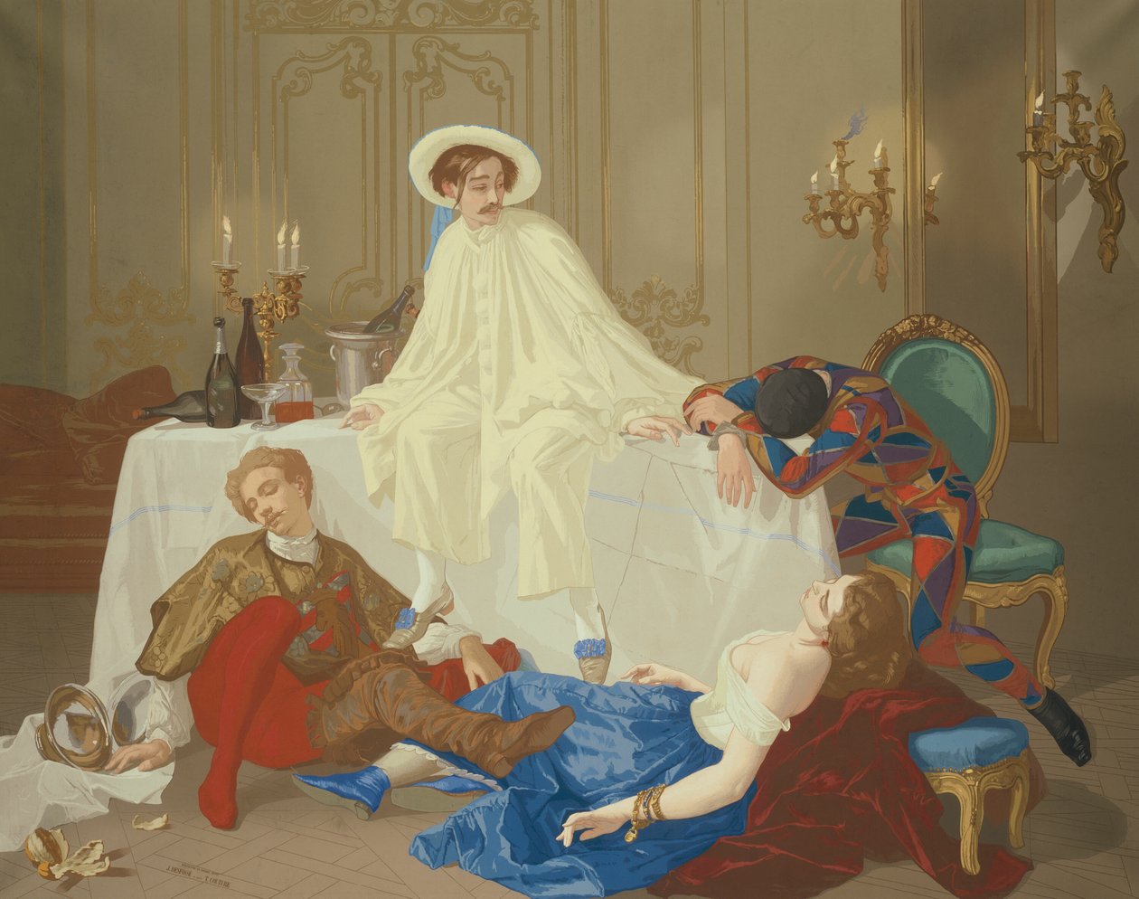 Nattverden etter maskeballet av Thomas Couture