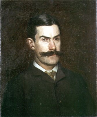 Portrett av Frank MacDowell, ca. 1886 (olje på lerret) av Thomas Cowperthwait Eakins
