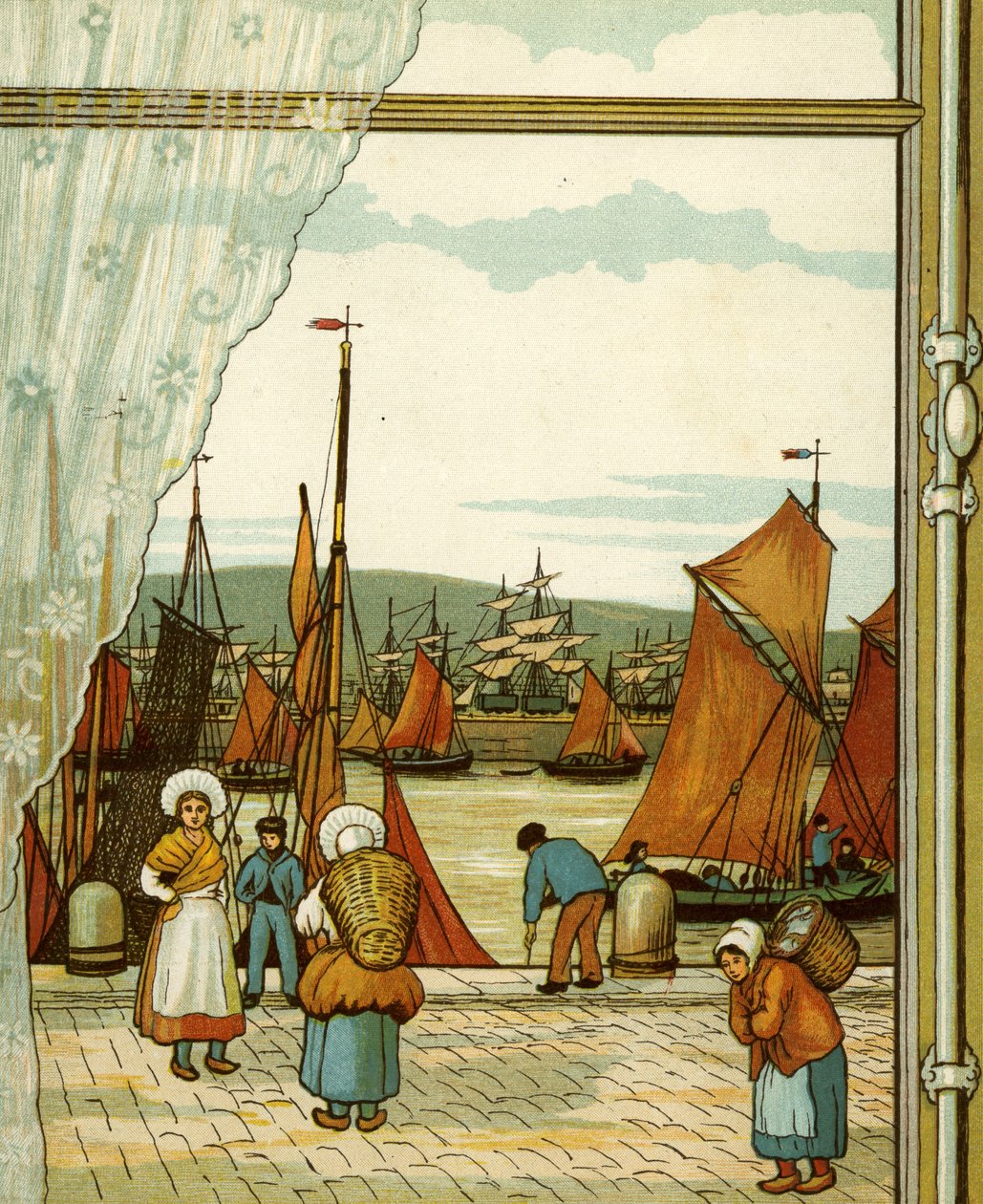 Kai ved Boulogne av Thomas Crane