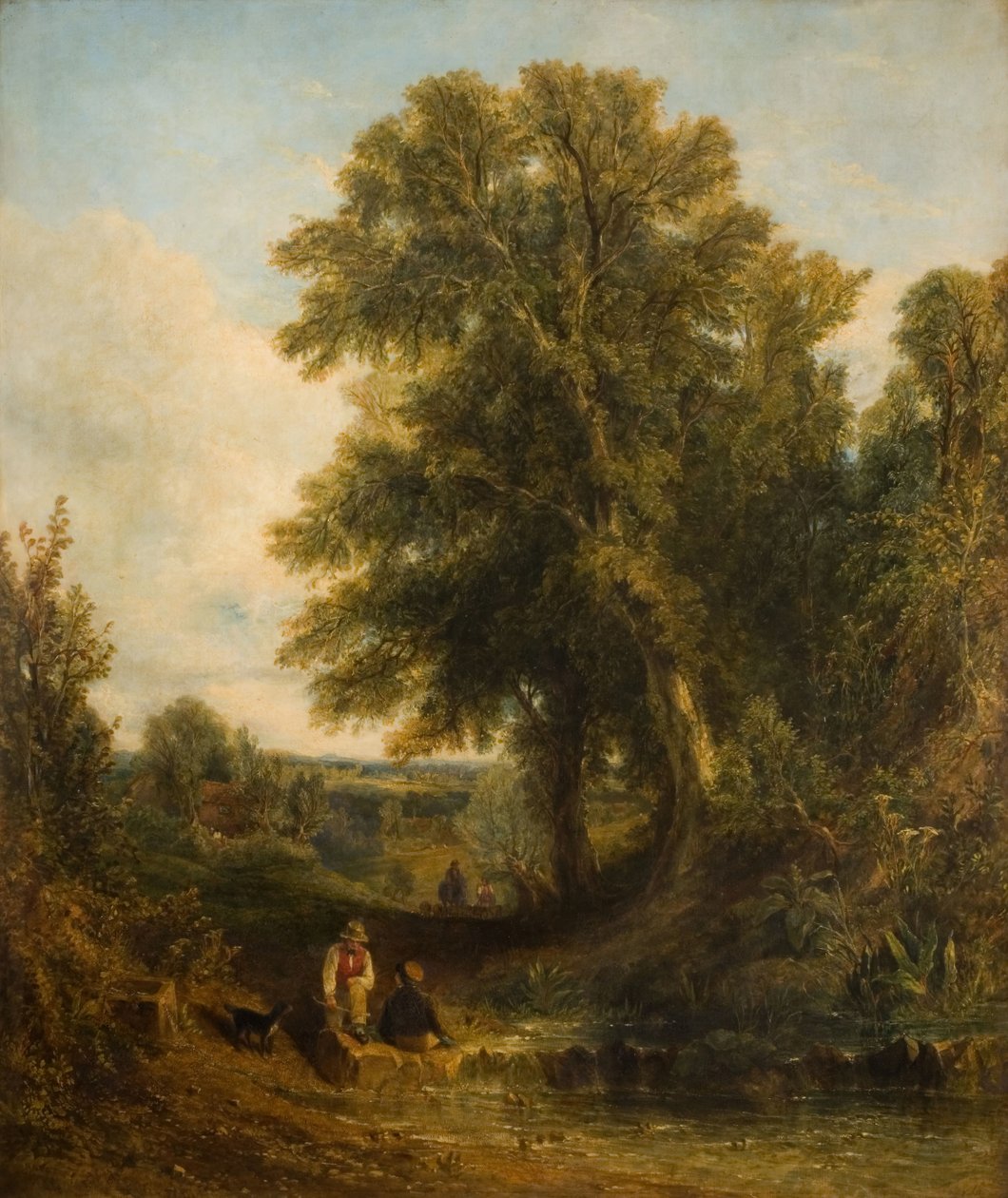 Engelsk landskap, 1829. av Thomas Creswick