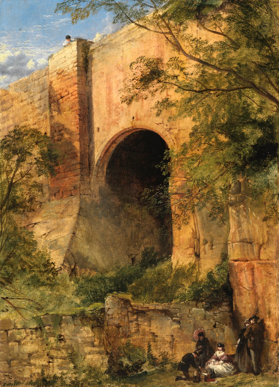 Roslyn Castle: Piknik av Thomas Creswick