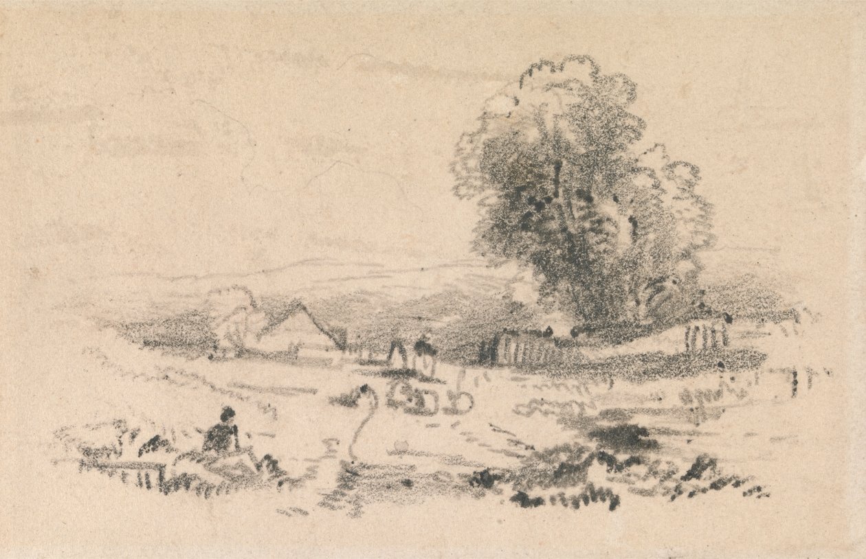 Veien til landsbyen av Thomas Creswick