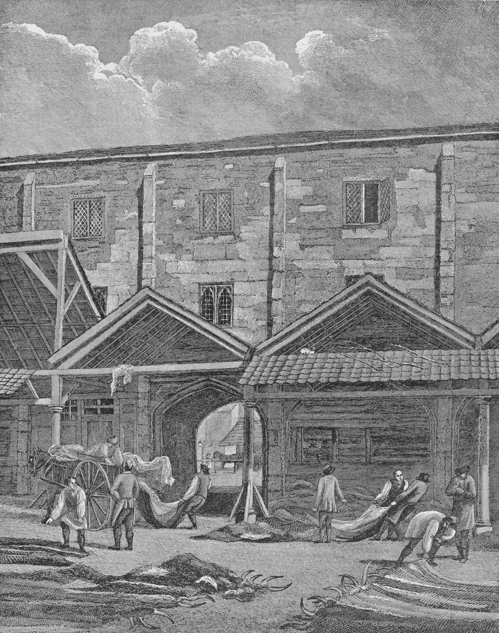 Skin Market, Leadenhall, City of London, 1825 1911 av Thomas Dale