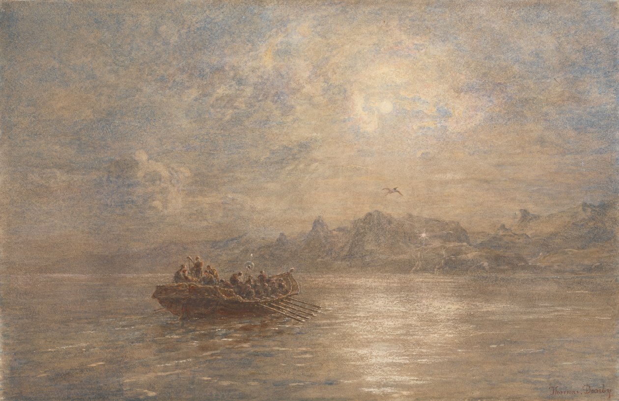 bortgangen i 1880 av Thomas Danby