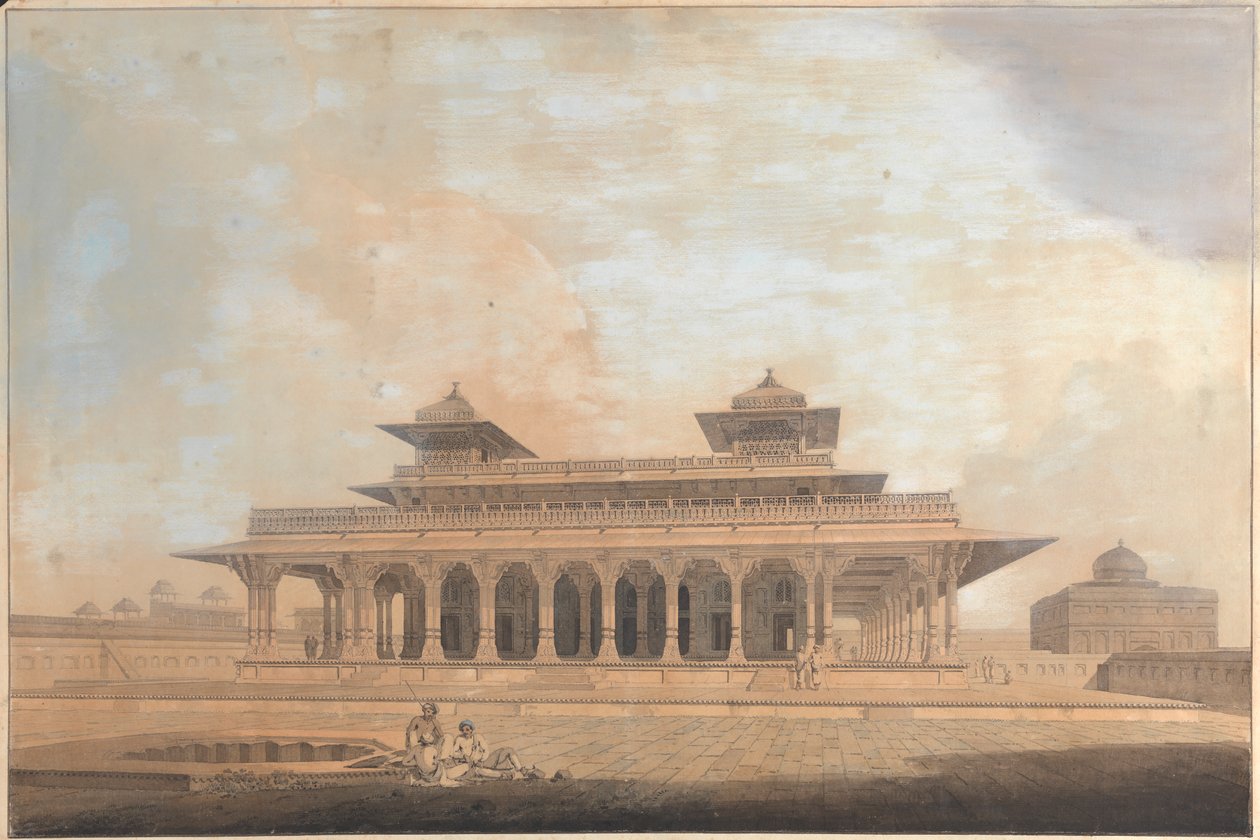 En del av palasset på Allahbad av Thomas Daniell