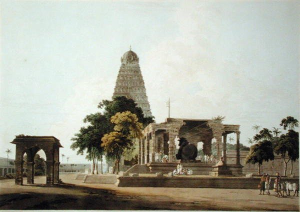 The Great Bull, An Hindoo Idol, At Tanjore, plate XXII fra 