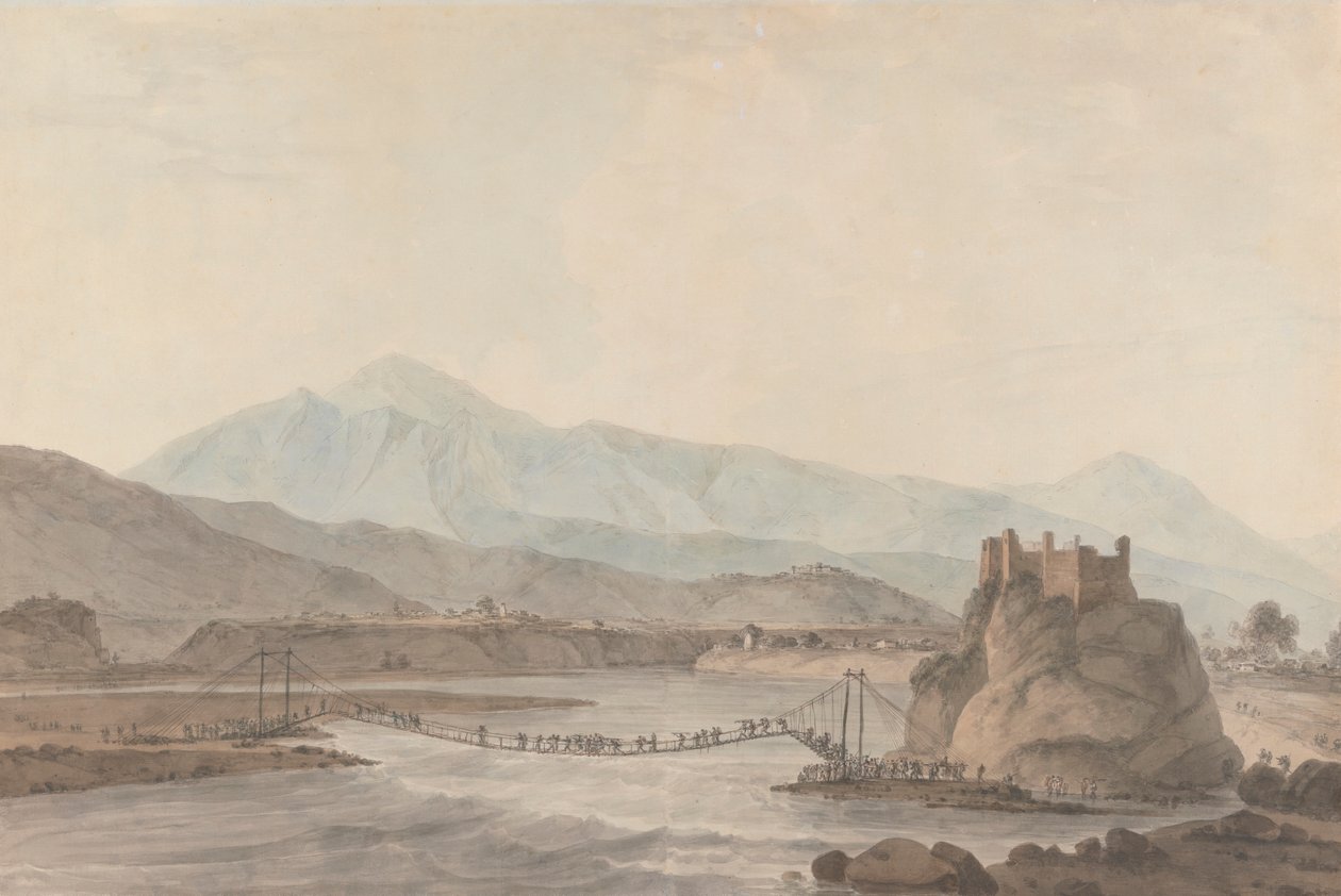 Taubroen ved Srinaga av Thomas Daniell