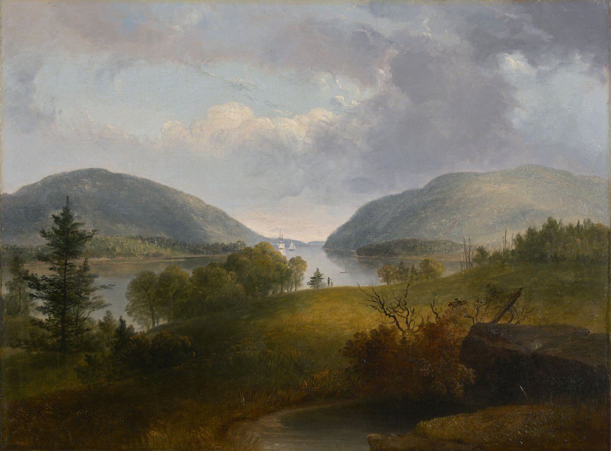 Hudson-elven ved Bear Mountain av Thomas Doughty