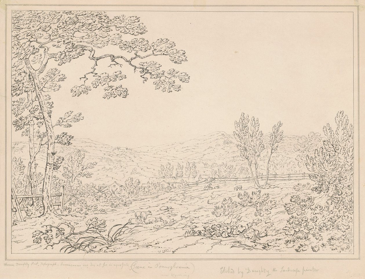 Pennsylvania landskap av Thomas Doughty