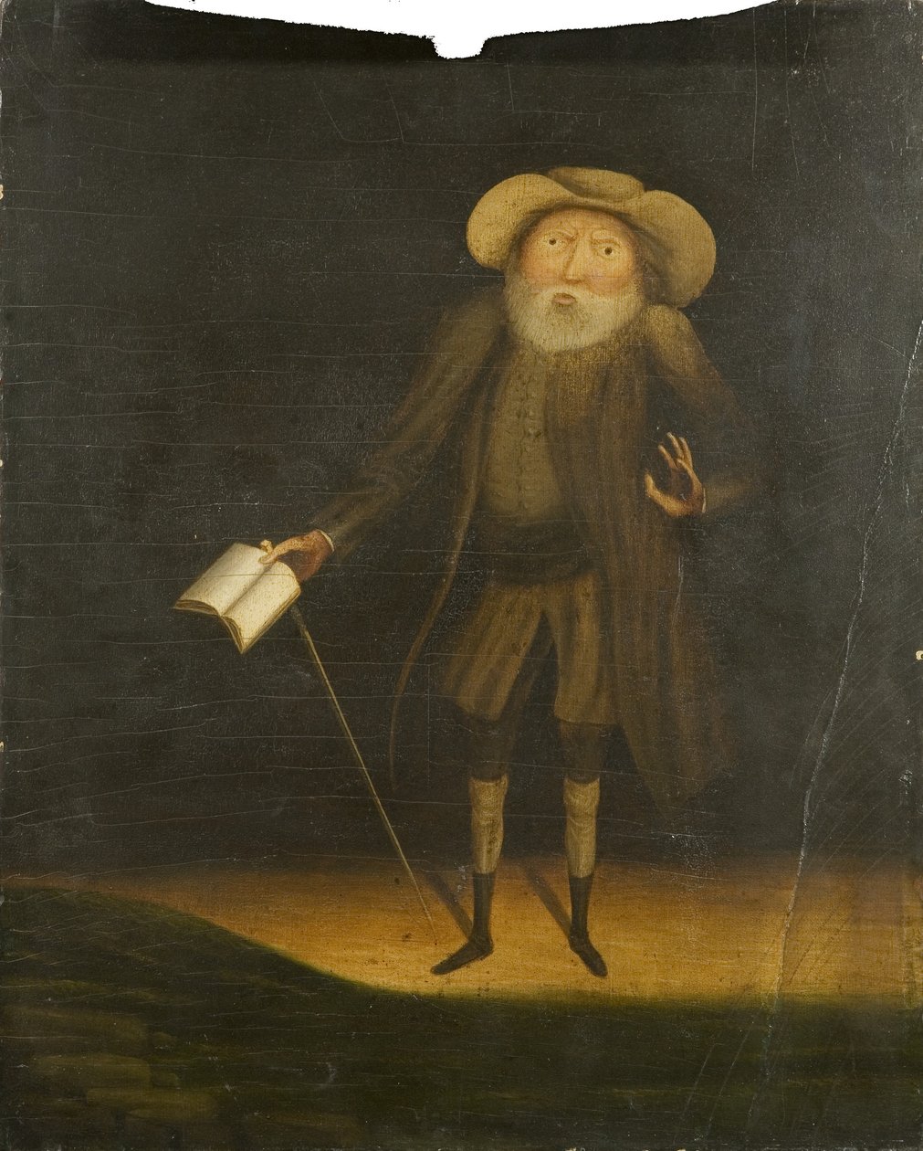 Portrett av Benjamin Lay av Thomas Dr Pole
