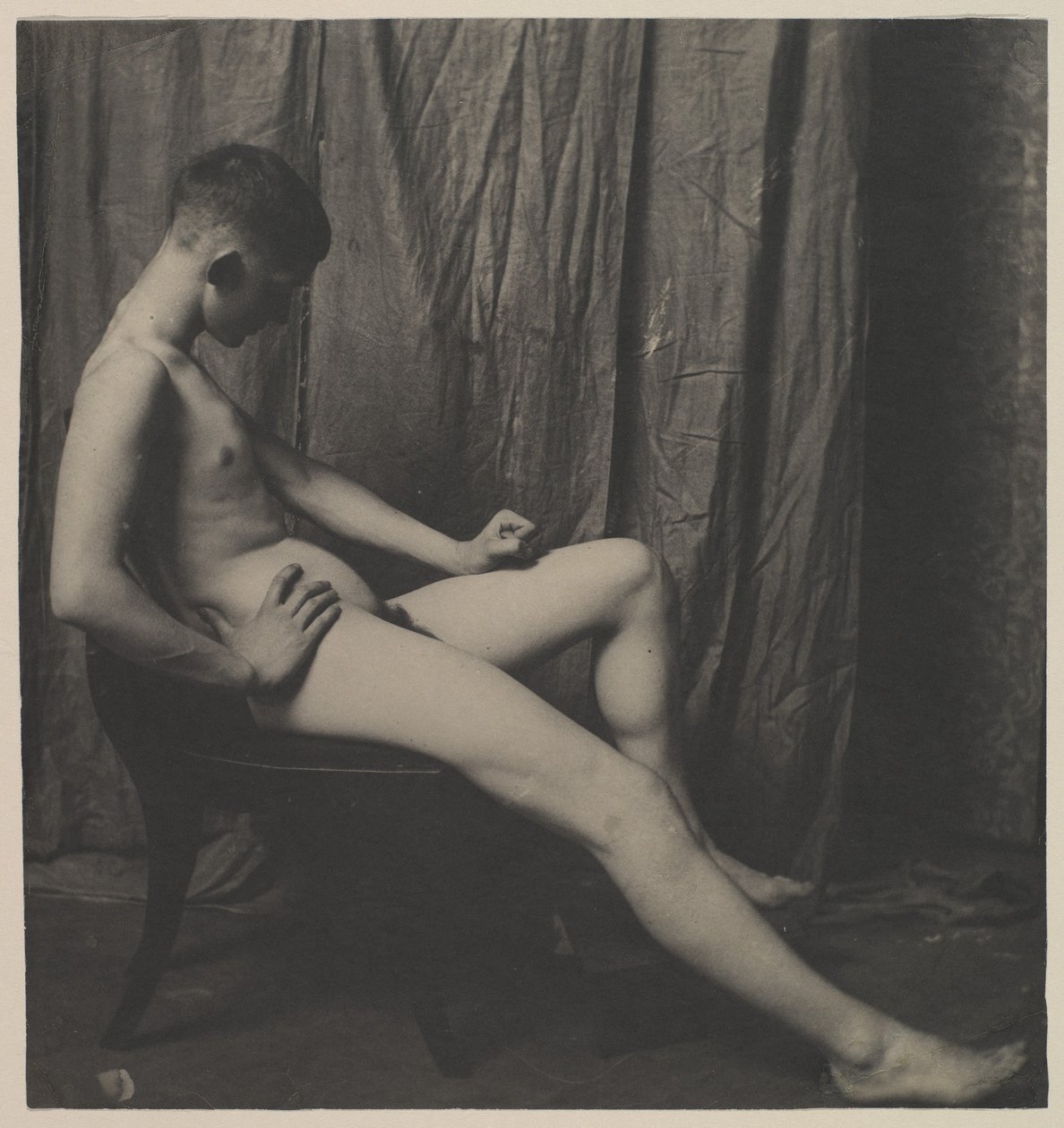 Bill Duckett naken, ved Art Students’ League of Philadelphia av Thomas Eakins