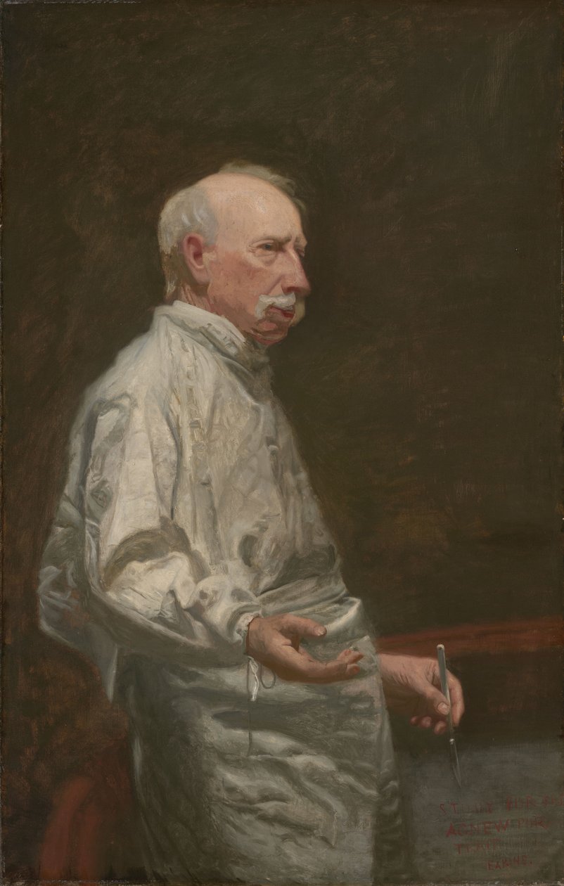 Dr. Agnew (dr. D. Hayes Agnew) (1818-1892) av Thomas Eakins