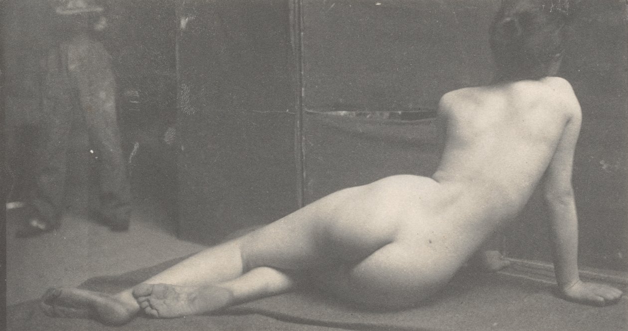 [Kvinnelig naken fra ryggen], ca. 1889., ca. 1889. av Thomas Eakins