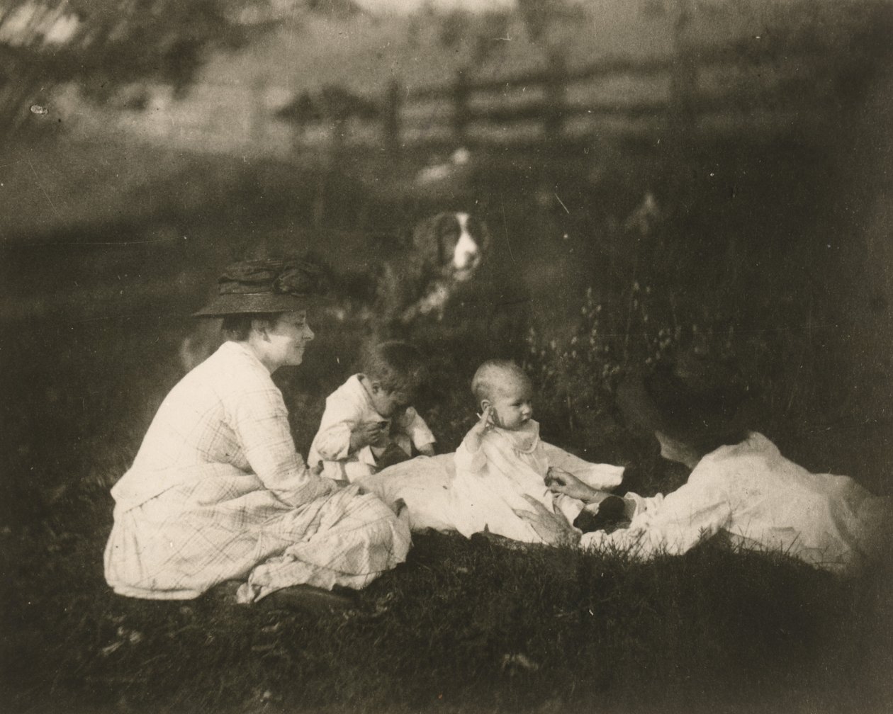 [Frances, Artie og Tom Crowell og Susan Macdowell i Avondale, PA.] av Thomas Eakins