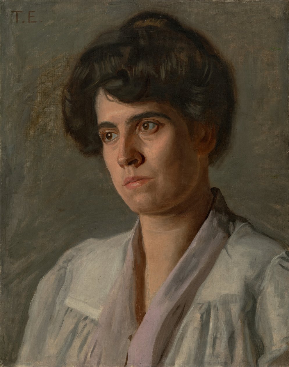 Harriet Husson Carville, fru James G. Carville av Thomas Eakins