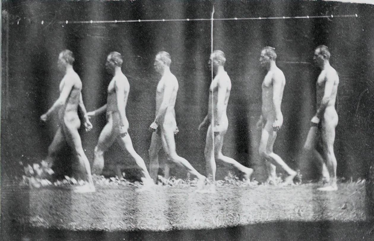 Marey Wheel-fotografier av Jesse Godley, 1884. av Thomas Eakins