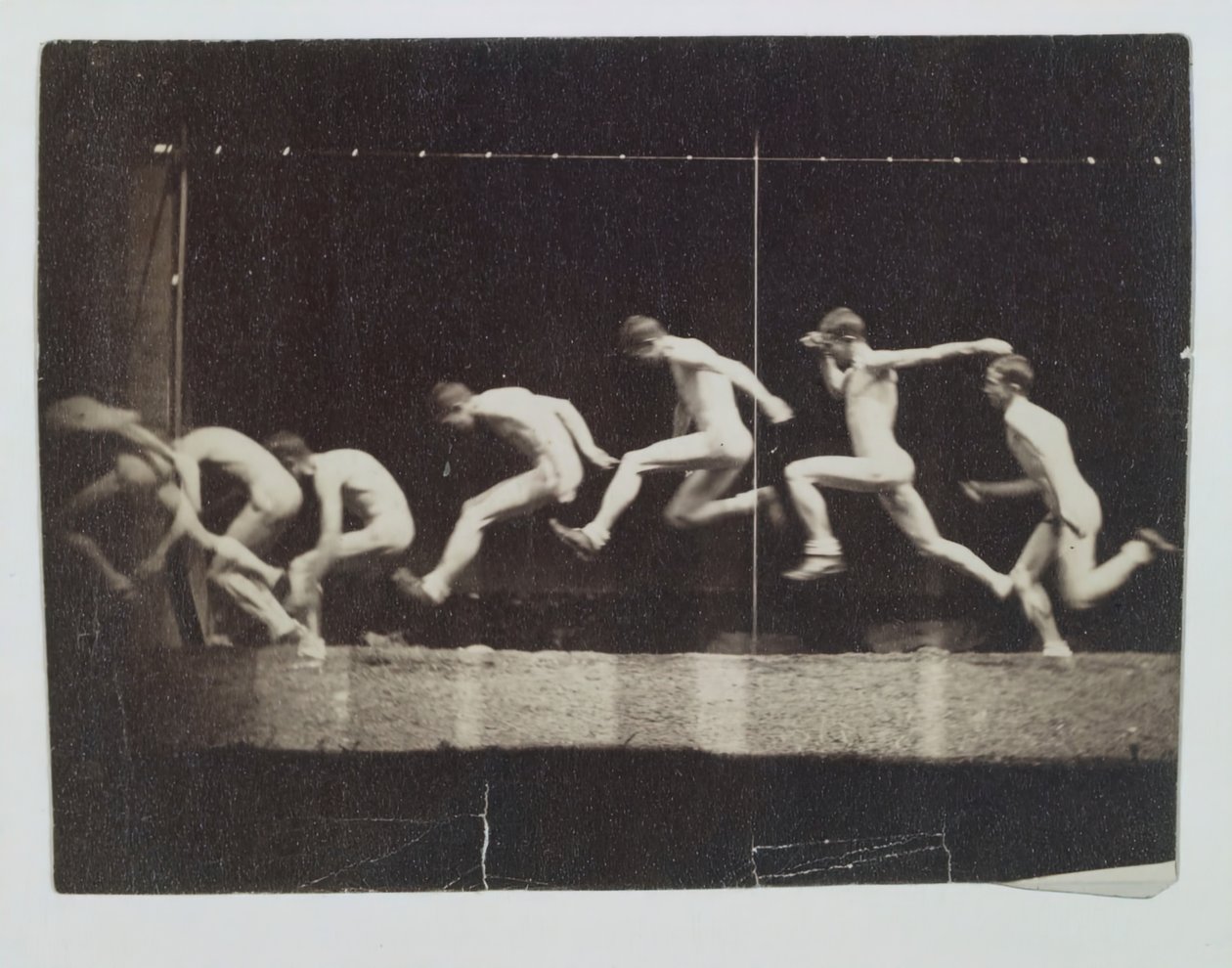 Marey Wheel-fotografier av uidentifisert modell, 1884. av Thomas Eakins