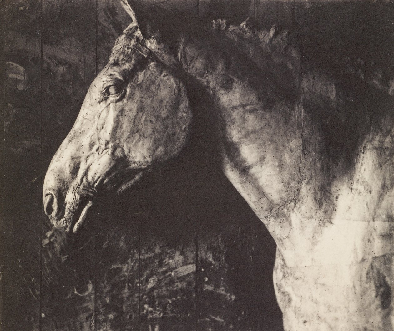 [Gipsmodell av Clinker til et rytterrelieff av general Grant] av Thomas Eakins